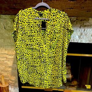 Torrid new animal print loose fit blouse🐆